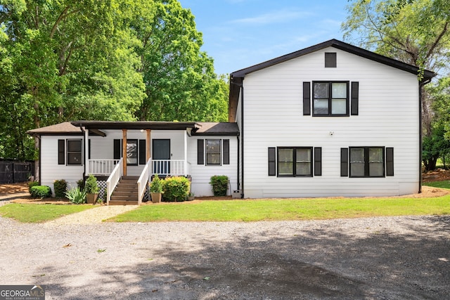3142 Chamblee Gap Rd, Cumming, GA 30040 - view of front of property featuring covered porch
