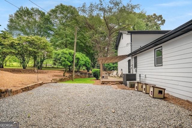 3142 Chamblee Gap Rd, Cumming, GA 30040 - view of yard with a deck and a patio area