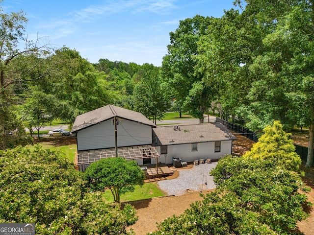 3142 Chamblee Gap Rd, Cumming, GA 30040 - back of house with a deck