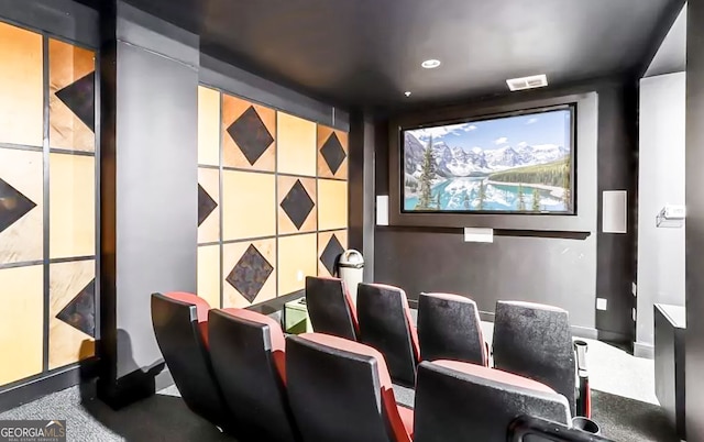 800 Peachtree St NE Unit 1319, Atlanta, GA 30308 - home theater room with recessed lighting