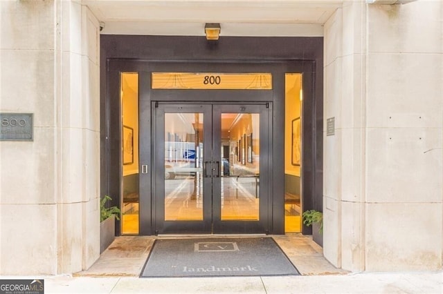 800 Peachtree St NE Unit 1319, Atlanta, GA 30308 - property entrance with french doors