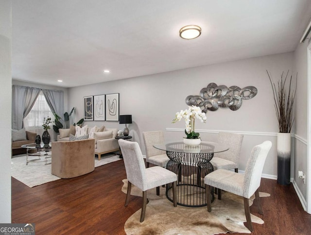 3149 Buford Hwy NE Unit 3, Brookhaven, GA 30329 - dining room with wood finished floors and recessed lighting