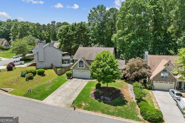 850 Long Branch Cir, Sugar Hill, GA 30518 - view from above of property