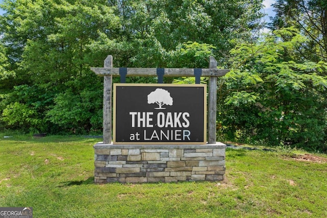 850 Long Branch Cir, Sugar Hill, GA 30518 - community sign with a lawn