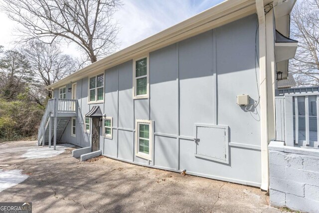 1764 Spring Ave, East Point, GA 30344 - back of property featuring a patio and stairway