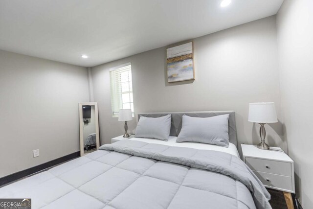 1764 Spring Ave, East Point, GA 30344 - bedroom featuring recessed lighting and baseboards