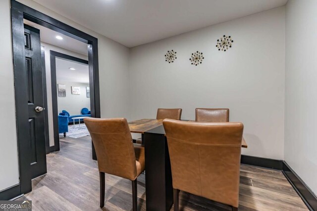 1764 Spring Ave, East Point, GA 30344 - dining area featuring recessed lighting and wood finished floors