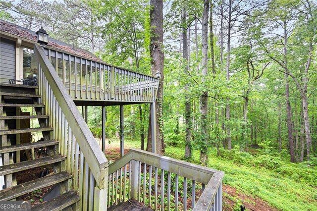2041 Millspring Way NW, Kennesaw, GA 30152 - deck with stairway