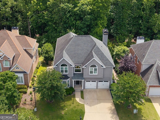 4527 Village Springs Run, Dunwoody, GA 30338 - view from above of property