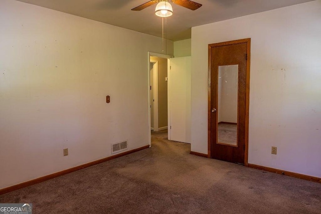 4370 Tradition Ter, Austell, GA 30106 - unfurnished room featuring a ceiling fan, carpet, and baseboards