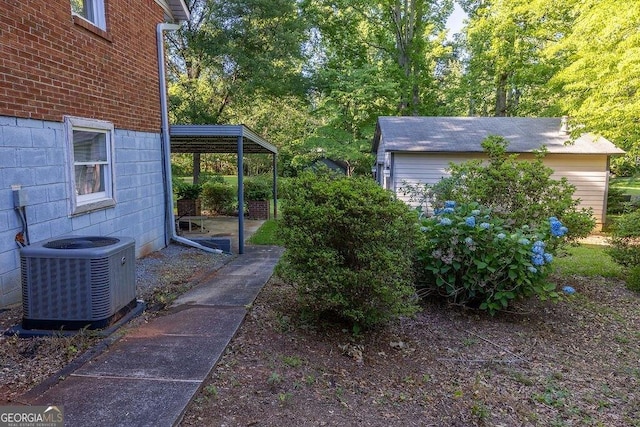 4370 Tradition Ter, Austell, GA 30106 - view of yard featuring central AC