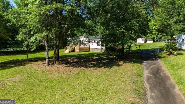 165 Forest Hill Dr, Eatonton, GA 31024 - view of yard with stairway