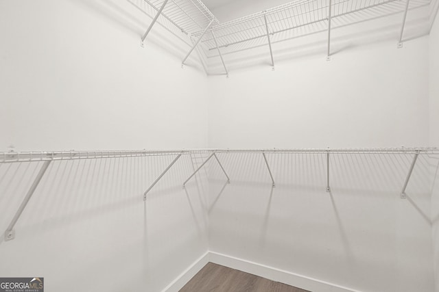 3337 Toney Dr, Decatur, GA 30032 - walk in closet featuring dark wood finished floors