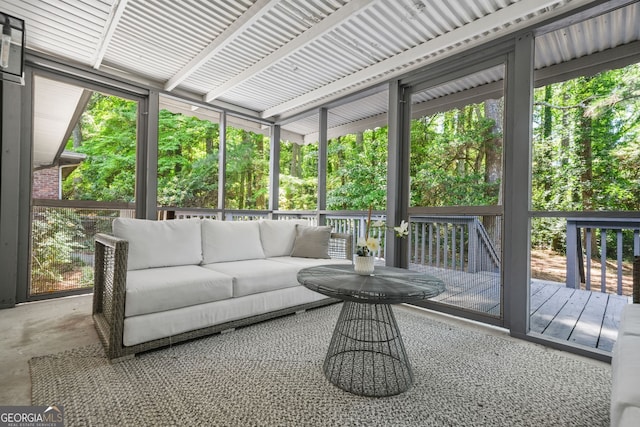 3337 Toney Dr, Decatur, GA 30032 - sunroom with an outdoor hangout area