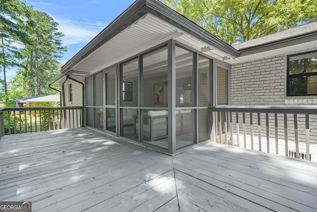 3337 Toney Dr, Decatur, GA 30032 - deck with a sunroom