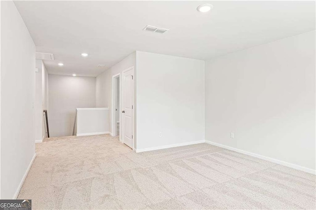 7193 Brushwood Bnd, Lithonia, GA 30058 - carpeted spare room with recessed lighting and baseboards