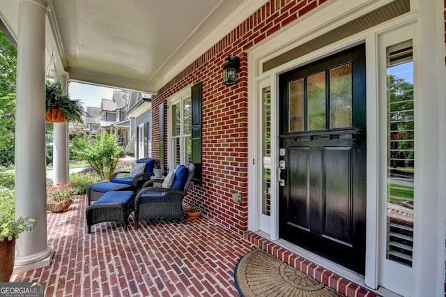 3715 Horizon Ct, Cumming, GA 30041 - entrance to property with brick siding and covered porch