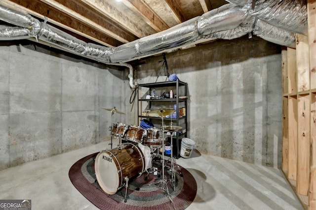 3715 Horizon Ct, Cumming, GA 30041 - view of unfinished basement