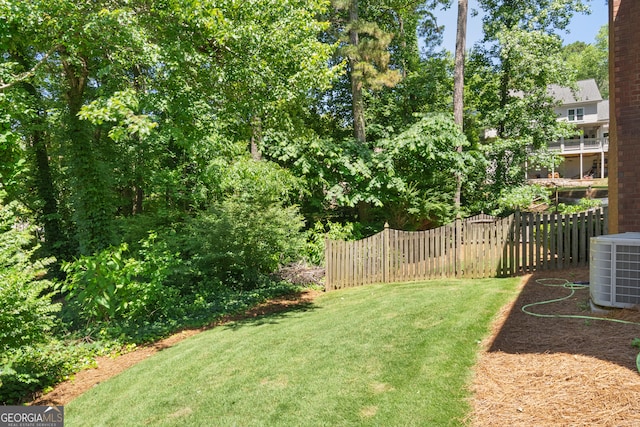 1850 Linnet Ct NE, Roswell, GA 30075 - view of yard featuring central air condition unit