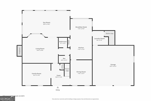 1850 Linnet Ct NE, Roswell, GA 30075 - home floor plan