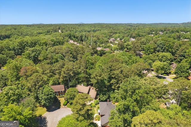 1850 Linnet Ct NE, Roswell, GA 30075 - drone / aerial view of a heavily wooded area