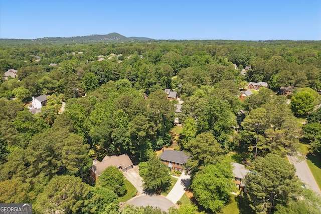 1850 Linnet Ct NE, Roswell, GA 30075 - drone / aerial view of a heavily wooded area