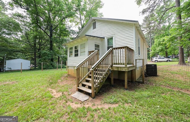 430 Sherwood Cir, Danielsville, GA 30633 - rear view of property