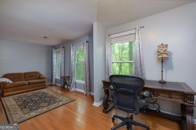 3835 Clubhouse Cir, Gainesville, GA 30501 - office featuring wood finished floors and baseboards