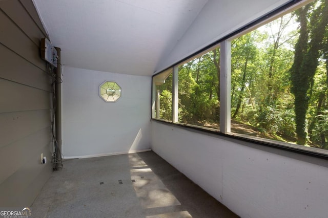 3835 Clubhouse Cir, Gainesville, GA 30501 - unfurnished sunroom with lofted ceiling