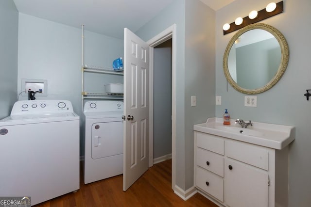 3835 Clubhouse Cir, Gainesville, GA 30501 - washroom featuring washer and dryer and wood finished floors