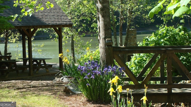 148 Chimney Rdg, Cleveland, GA 30528 - view of yard with a water view