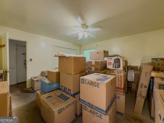 2000 Stone Mountain Lithonia Rd, Lithonia, GA 30058 - storage with a ceiling fan