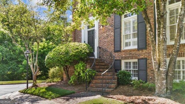 3532 Paces Pl NW, Atlanta, GA 30327 - view of side of home with brick siding