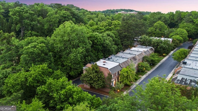 3532 Paces Pl NW, Atlanta, GA 30327 - aerial view at dusk of a wooded view