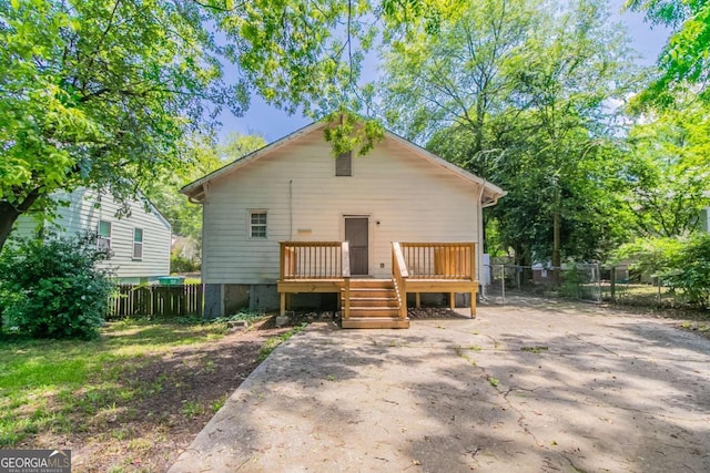 3361 Myrtle St, Atlanta, GA 30354 - view of front of house featuring a deck