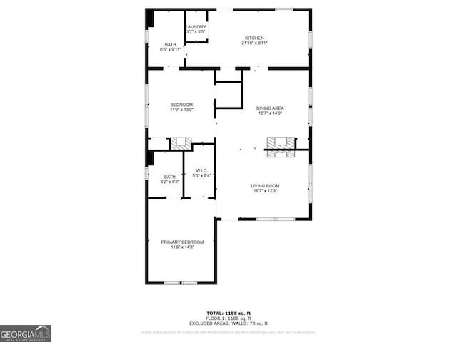 3361 Myrtle St, Atlanta, GA 30354 - view of home floor plan