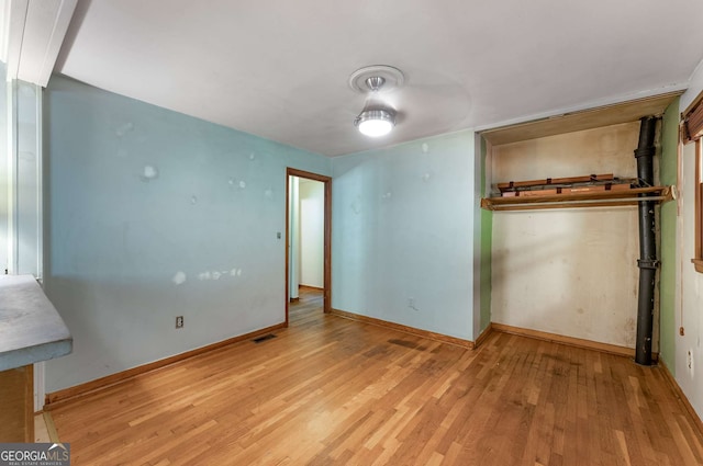 511 Oakview Rd, Decatur, GA 30030 - unfurnished bedroom featuring light wood-type flooring and baseboards