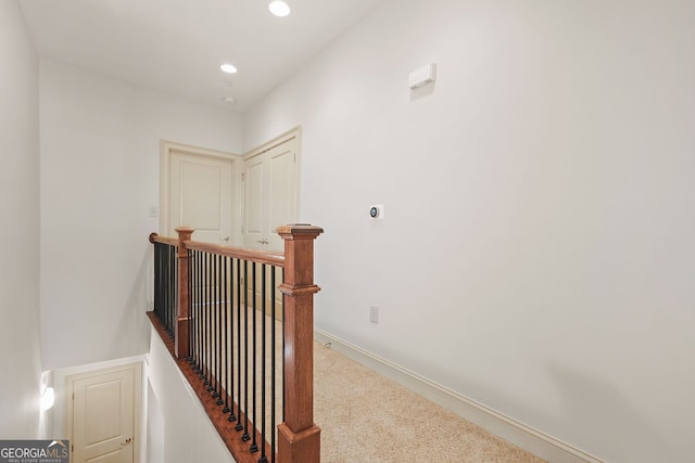 1199 Lavista Rd NE, Atlanta, GA 30324 - stairs with recessed lighting and baseboards