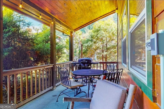 76 River Forest Pl Unit D, Suches, GA 30572 - balcony featuring outdoor dining area