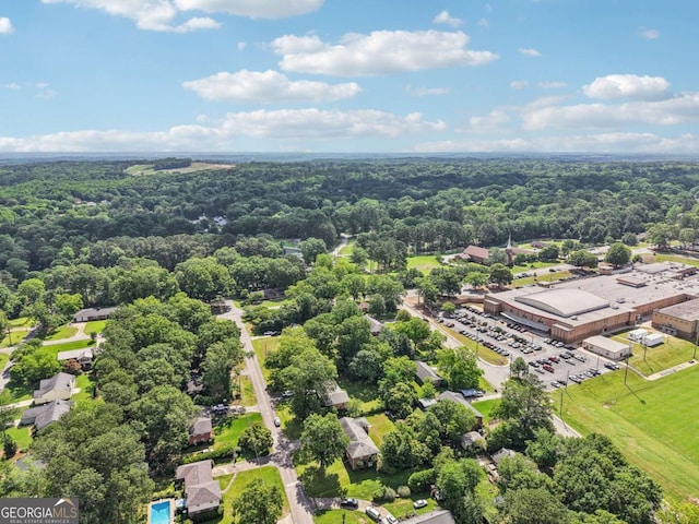 156 Sims St, Winder, GA 30680 - aerial view of a forest