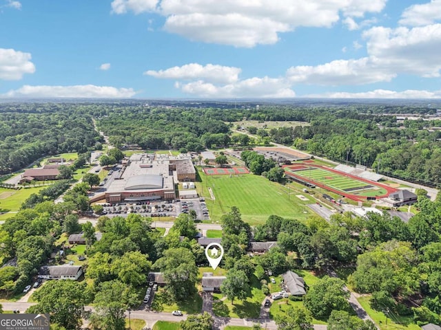 156 Sims St, Winder, GA 30680 - aerial view of a forest