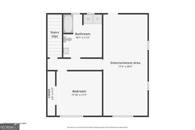 156 Sims St, Winder, GA 30680 - room layout