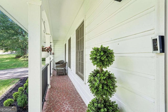 156 Sims St, Winder, GA 30680 - view of covered porch