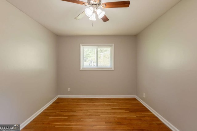 4345 Kimball Rd SW, Atlanta, GA 30331 - empty room featuring wood finished floors and ceiling fan