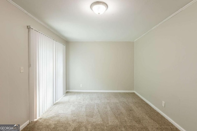 4345 Kimball Rd SW, Atlanta, GA 30331 - spare room featuring ornamental molding and carpet floors