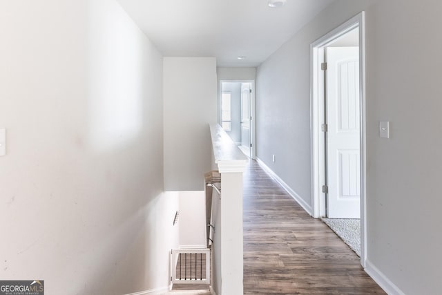 162 Cool Creek Ct, Dallas, GA 30132 - corridor featuring wood finished floors and an upstairs landing
