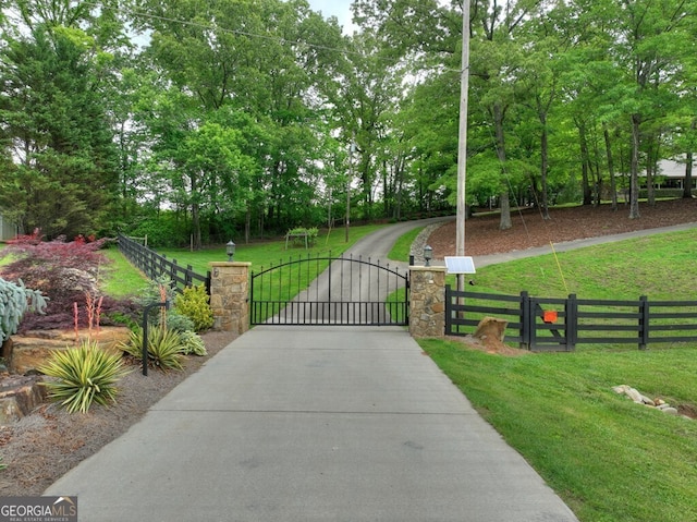 270 Stone Ln, Blue Ridge, GA 30513 - gate featuring view of scattered trees