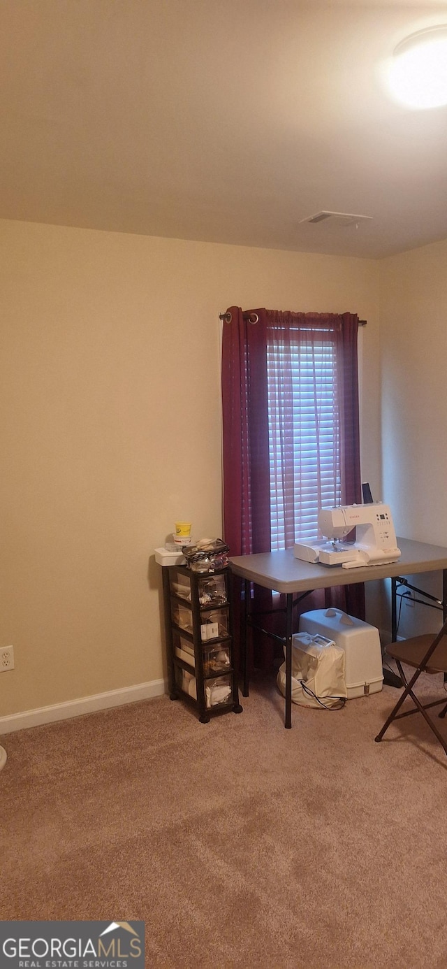 7314 Basalt Dr, Union City, GA 30291 - carpeted home office with baseboards