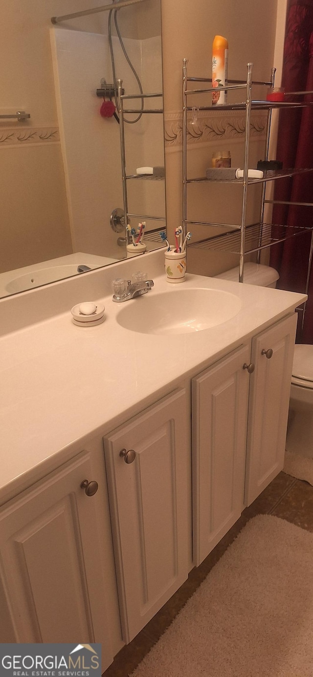 7314 Basalt Dr, Union City, GA 30291 - bathroom featuring vanity and toilet