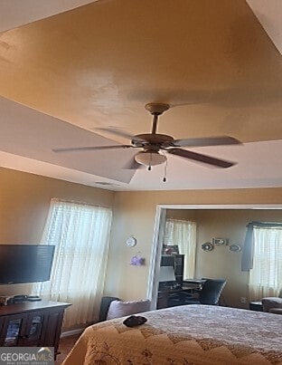7314 Basalt Dr, Union City, GA 30291 - bedroom featuring ceiling fan